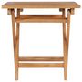 Voir la diapositive 3 : VIDAXL Table pliable de jardin 45x45x45 cm Bois de teck solide