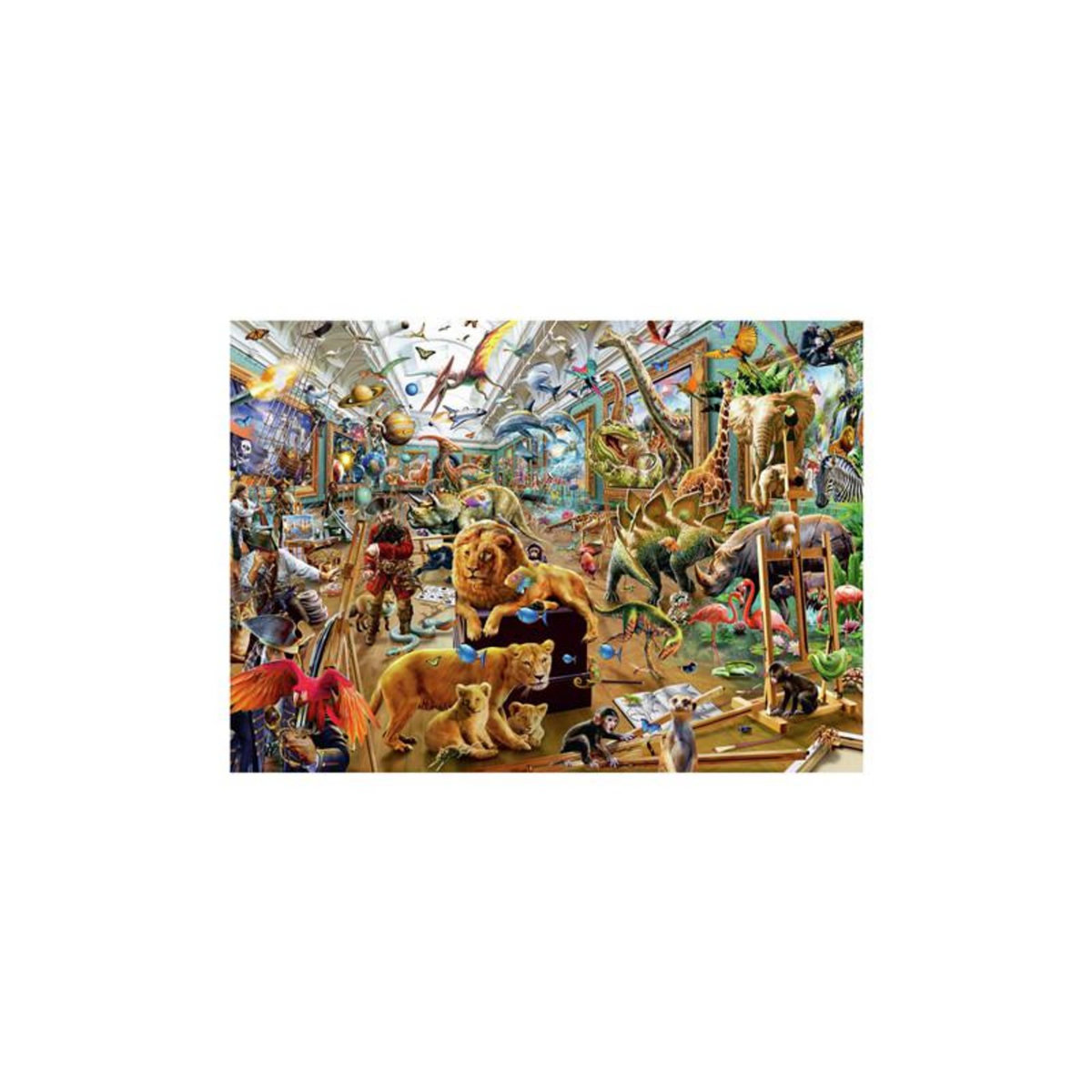 RAVENSBURGER Ravensburger - Jigsaw Puzzle Chaos In The Gallery, 1000 pcs. 120005704