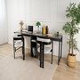 Voir la diapositive 3 : Habitat et Jardin Bureau en bois  Twin Study Desk  - 240 x 60 x 74 cm - AnthraciteNoir