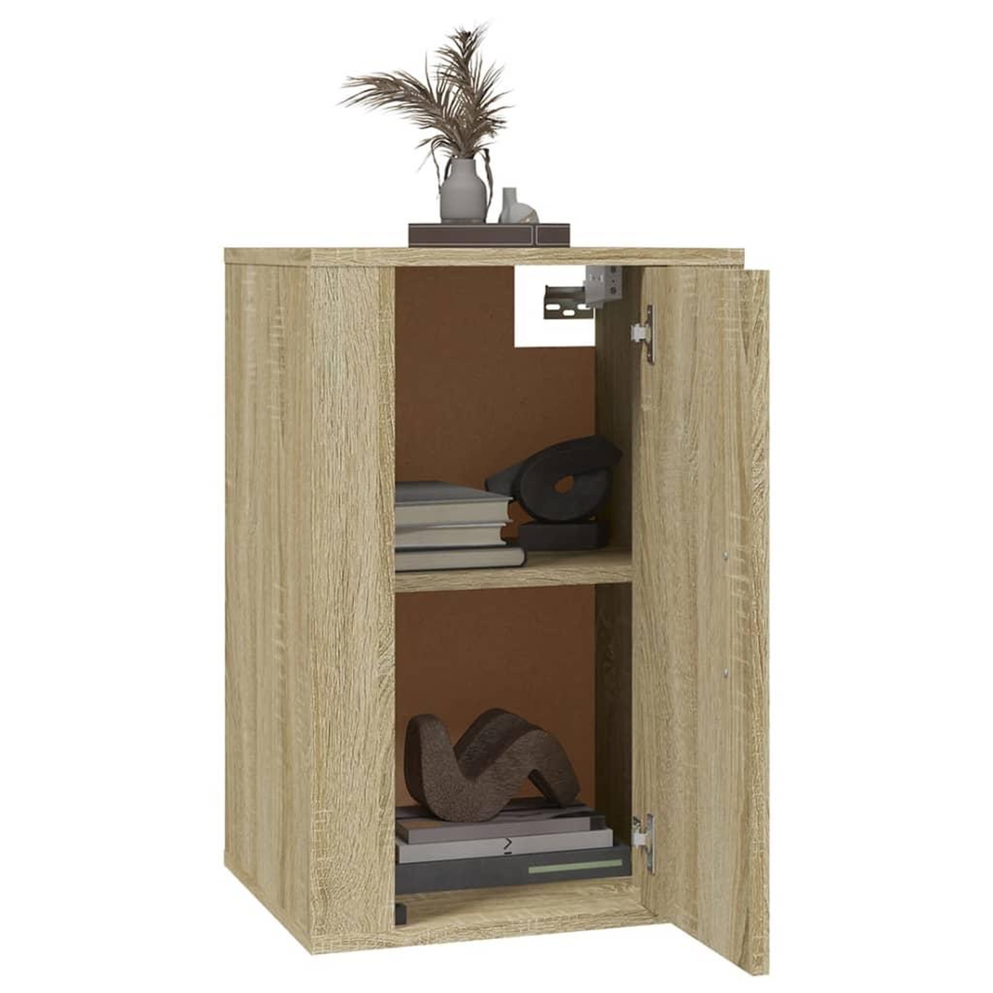 Voir la diapositive 3 : VIDAXL Meubles TV muraux 2 pcs Chene sonoma 40x34,5x60 cm