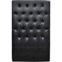 Voir la diapositive 1 : Habitat et Jardin Tête de lit capitonnée  Déco  - 99 cm - Noir - En PVC
