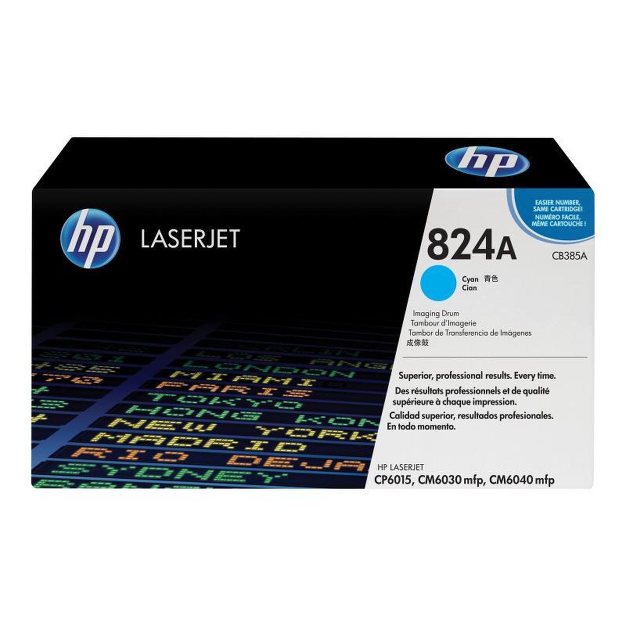 Voir la diapositive 2 : HP HP Drum Trommel No 824A HP824A HP 824A Cyan Image Unit (CB385A)