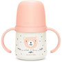 Voir la diapositive 1 : Suavinex Biberon avec anses - SUAVINEX - NIGHT&DAY WILD&FREE - 150 ml - 6 mois et plus - Rose