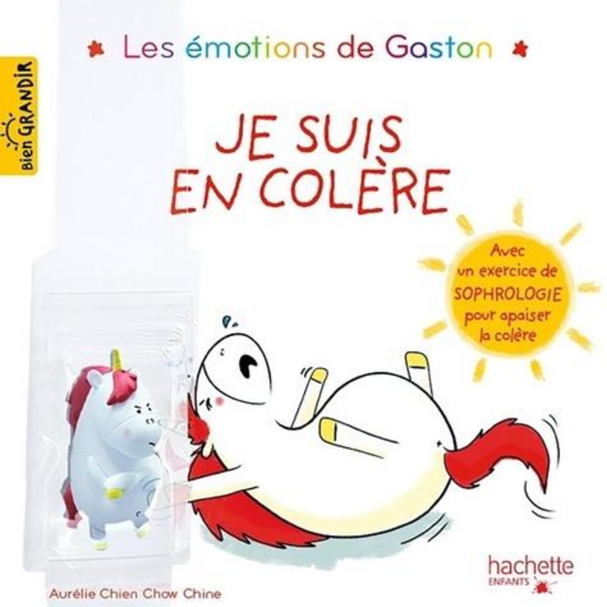 LES EMOTIONS DE GASTON : JE SUIS EN COLERE. AVEC UNE FIGURINE, Chien Chow Chine Aurélie
