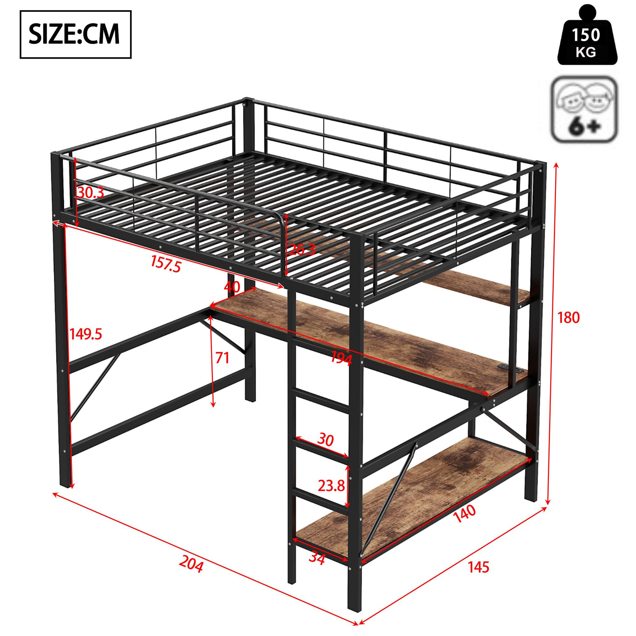 Voir la diapositive 3 : MERAX Lit mezzanine