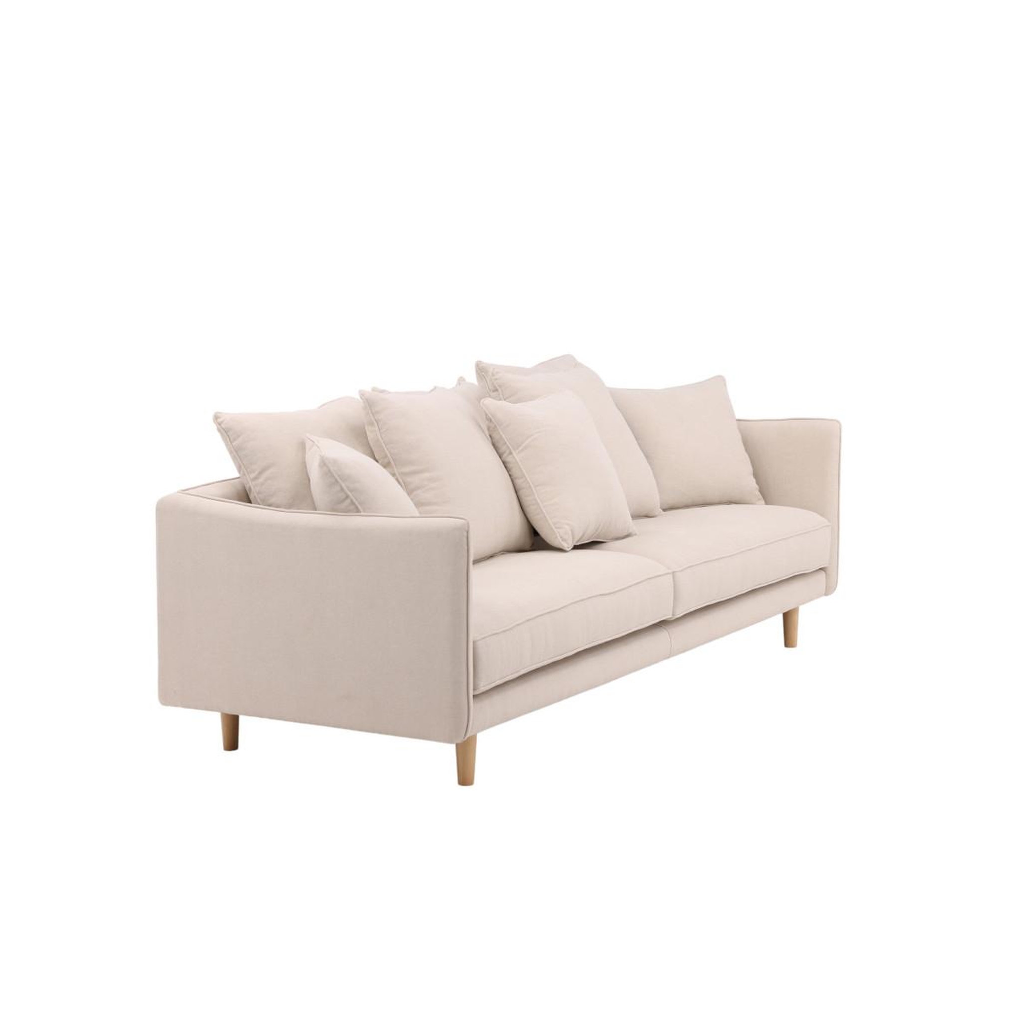 Voir la diapositive 3 : Paris Prix Canapé droit 3 places  segelskaren  240cm beige