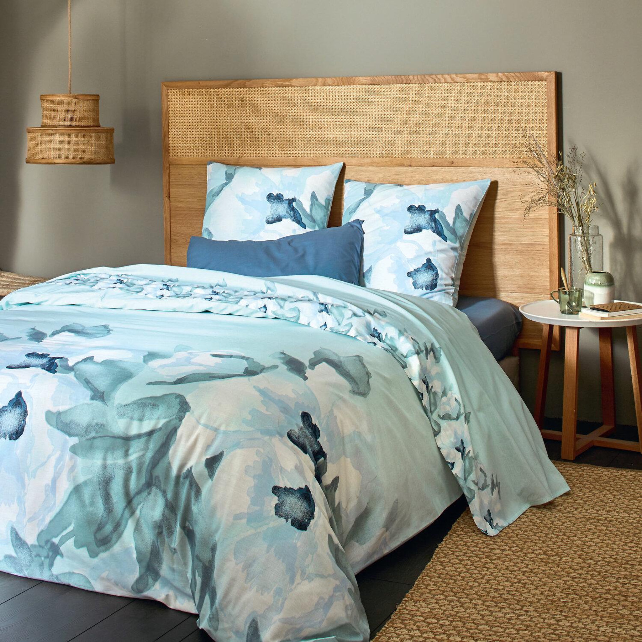 Home collection Parure de couette 3 pcs 260x240cm 100% coton 57 fils estrella