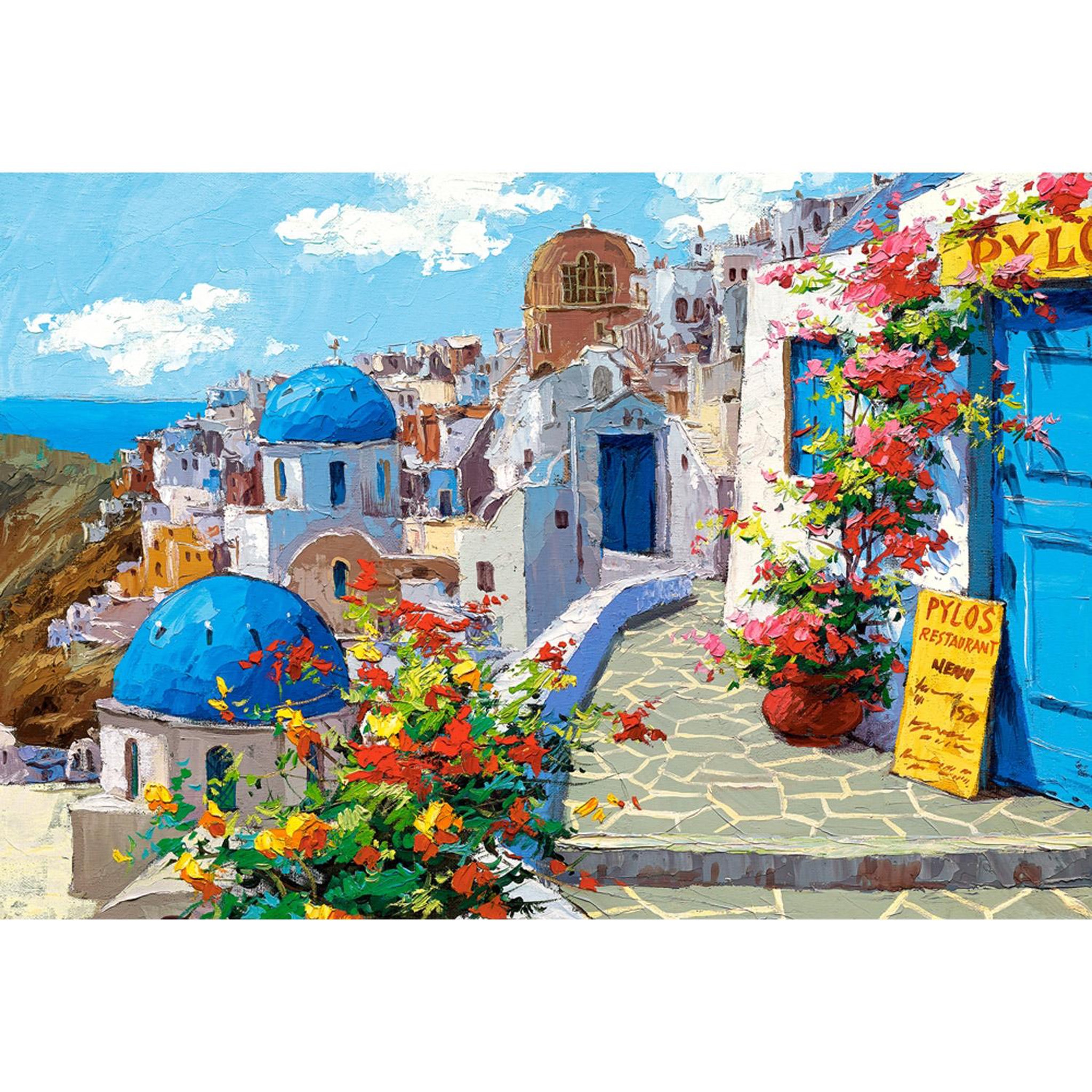 Castorland Puzzle 2000 pièces : santorin au printemps