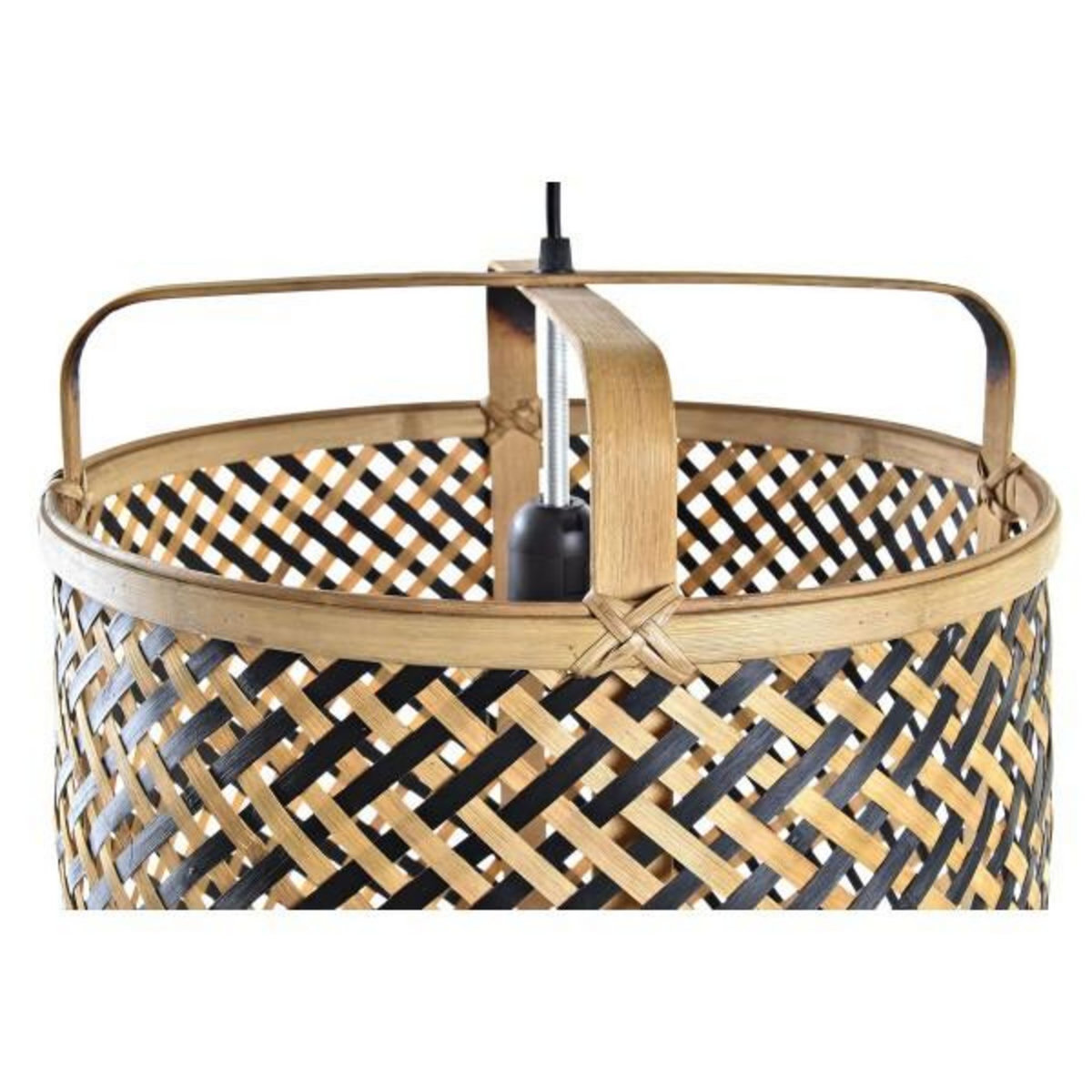 MARKET24 Suspension DKD Home Decor Noir Marron 220 V 50 W (36 x 36 x 48 cm)