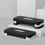 Voir la diapositive 3 : HOMCOM Stepper Fitness Aerobic hauteur reglable surface antiderapante dim. 68L x 29l x 10-15H cm plastique gris noir