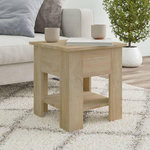 VIDAXL Table basse chene sonoma 40x40x42 cm bois d'ingenierie