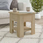 Voir la diapositive 1 : VIDAXL Table basse chene sonoma 40x40x42 cm bois d'ingenierie