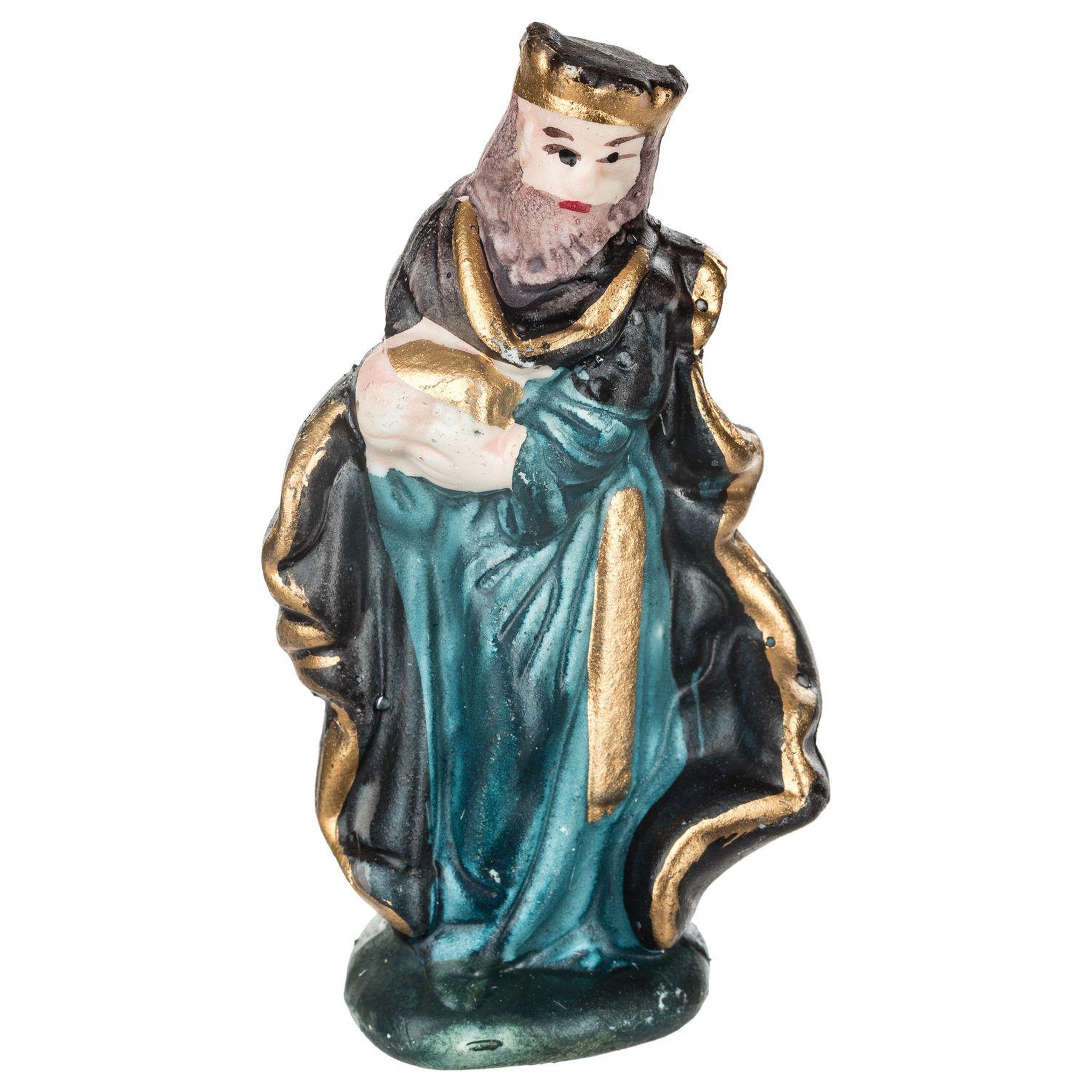 Voir la diapositive 5 : FEERIC LIGHT & CHRISTMAS 11 Santons pour crèche de Noël - H. 10 cm - Multicolore
