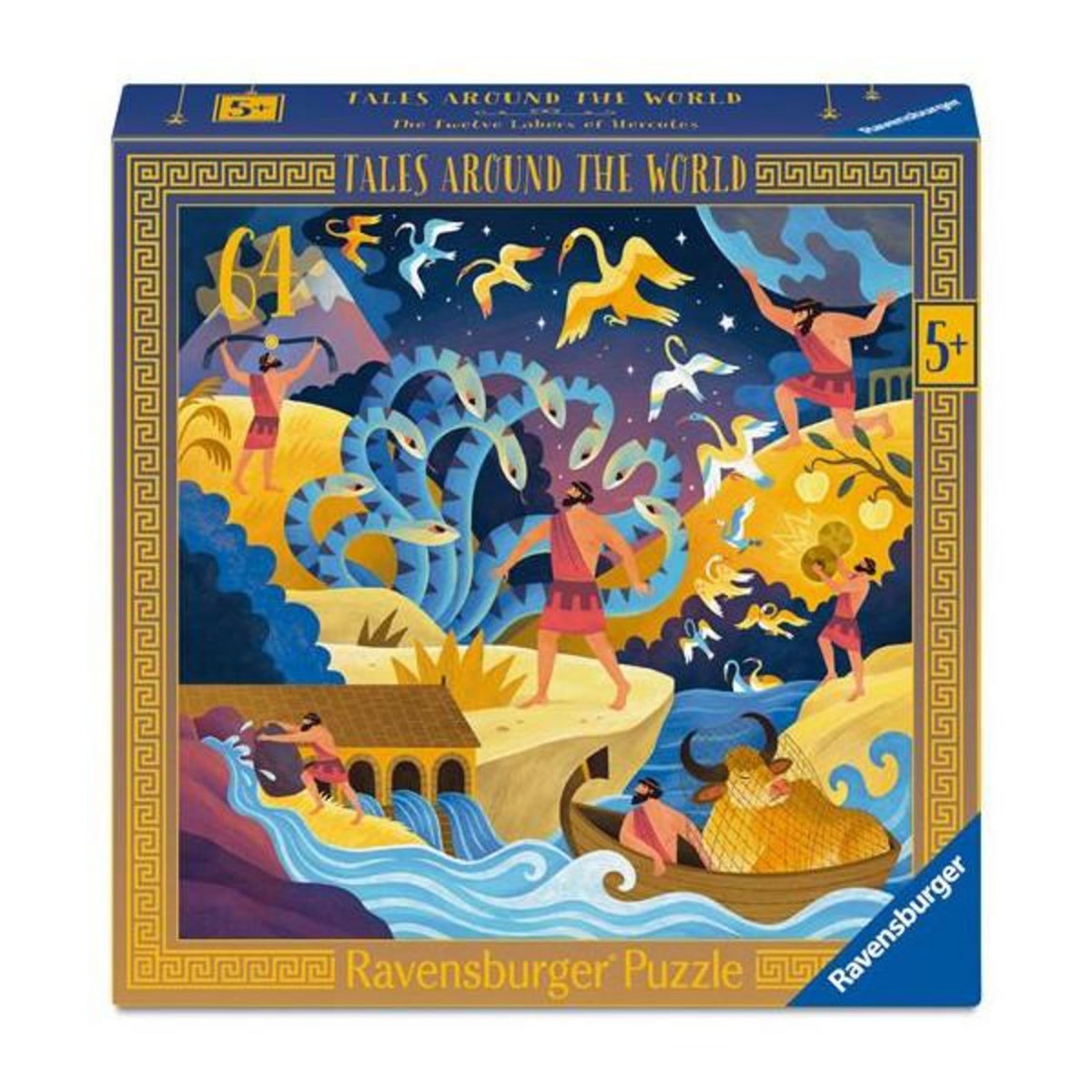 RAVENSBURGER Puzzle 64 pièces Ravensburger Les douze travaux d'Hercule
