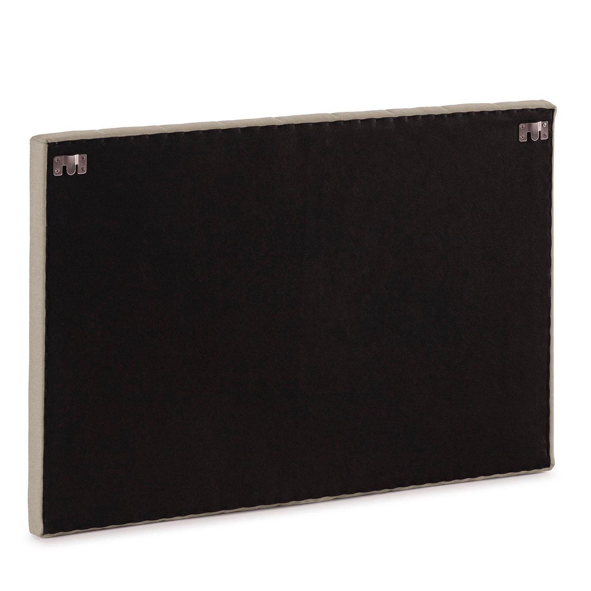 Voir la diapositive 4 : VS VENTA-STOCK Tête de lit tapissée Eris 90x60 cm Beige