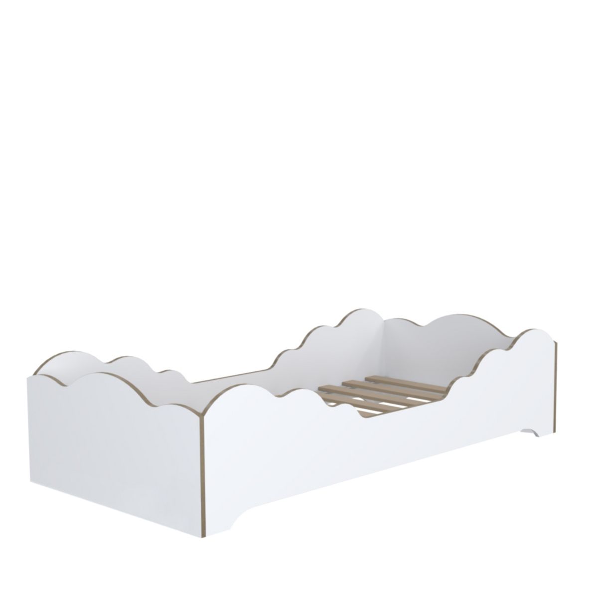 Lit enfant 70x140cm avec sommier COTON