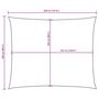 Voir la diapositive 6 : VIDAXL Voile de parasol tissu oxford rectangulaire 2,5x3,5 m