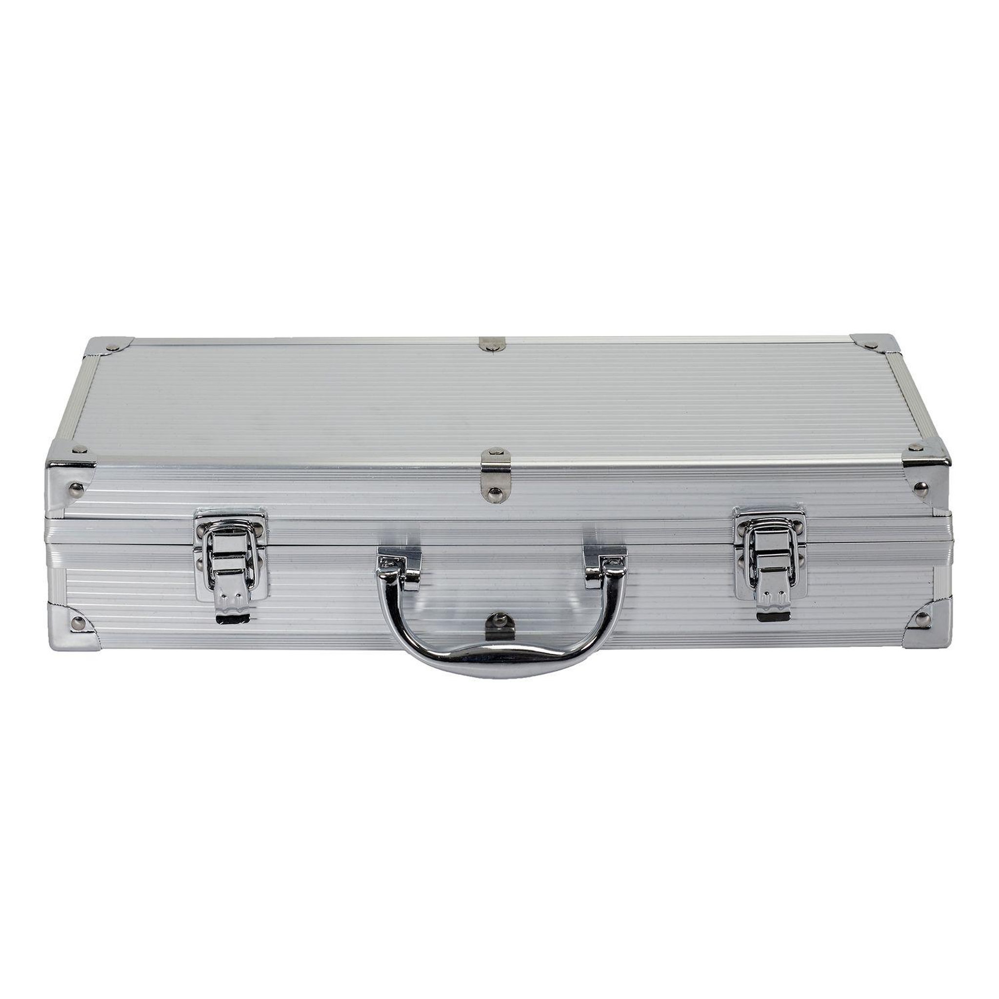 Voir la diapositive 3 : TOILINUX Mallette de set de barbecue en acier inoxydable