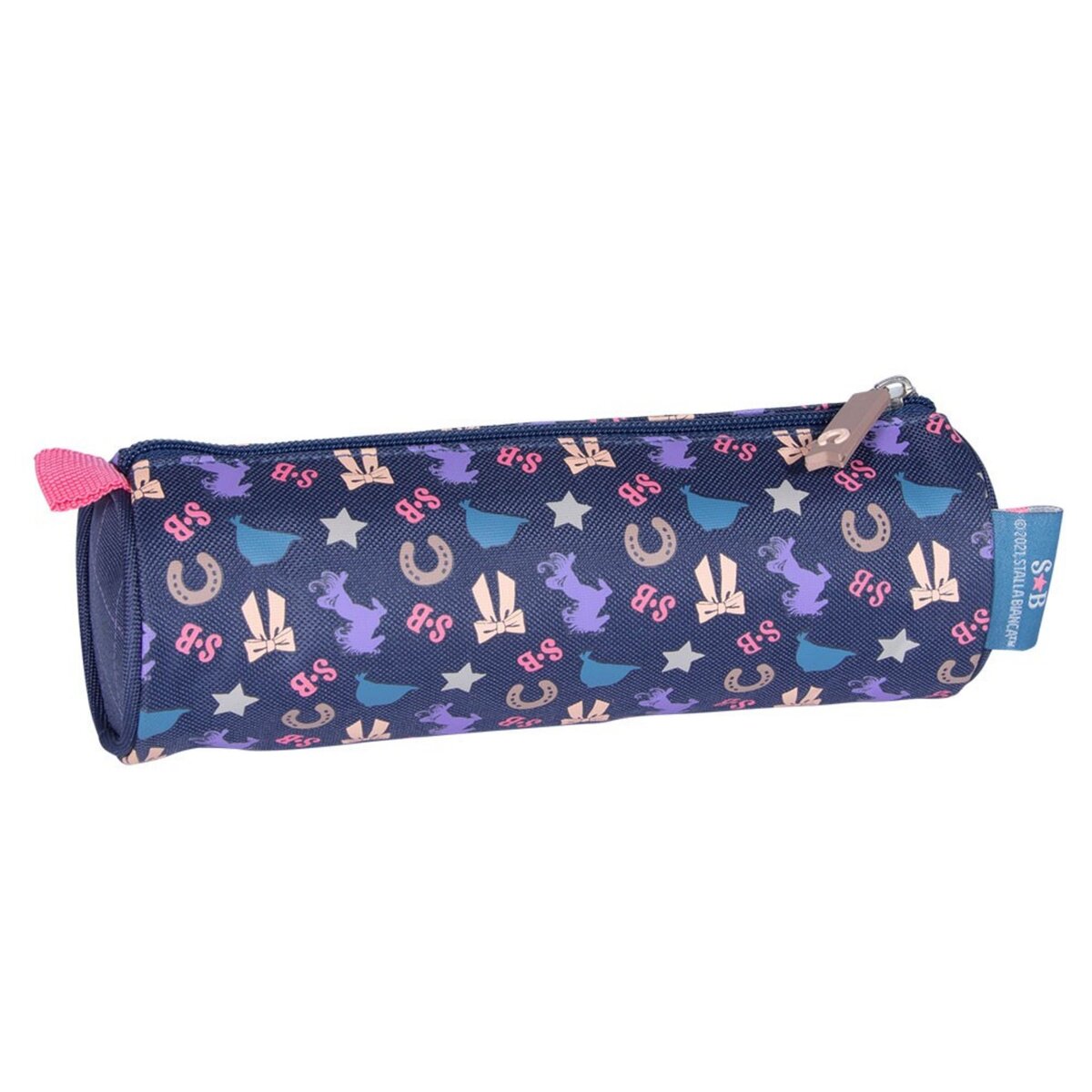 Stalla Bianca Trousse ronde bleu