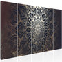 Voir la diapositive 1 : Paris Prix Tableau Imprimé 5 Panneaux  Hypnosis Brown Narrow
