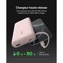 Voir la diapositive 5 : Belkin Batterie externe 20000 mAh avec cable USB-C intégre pink