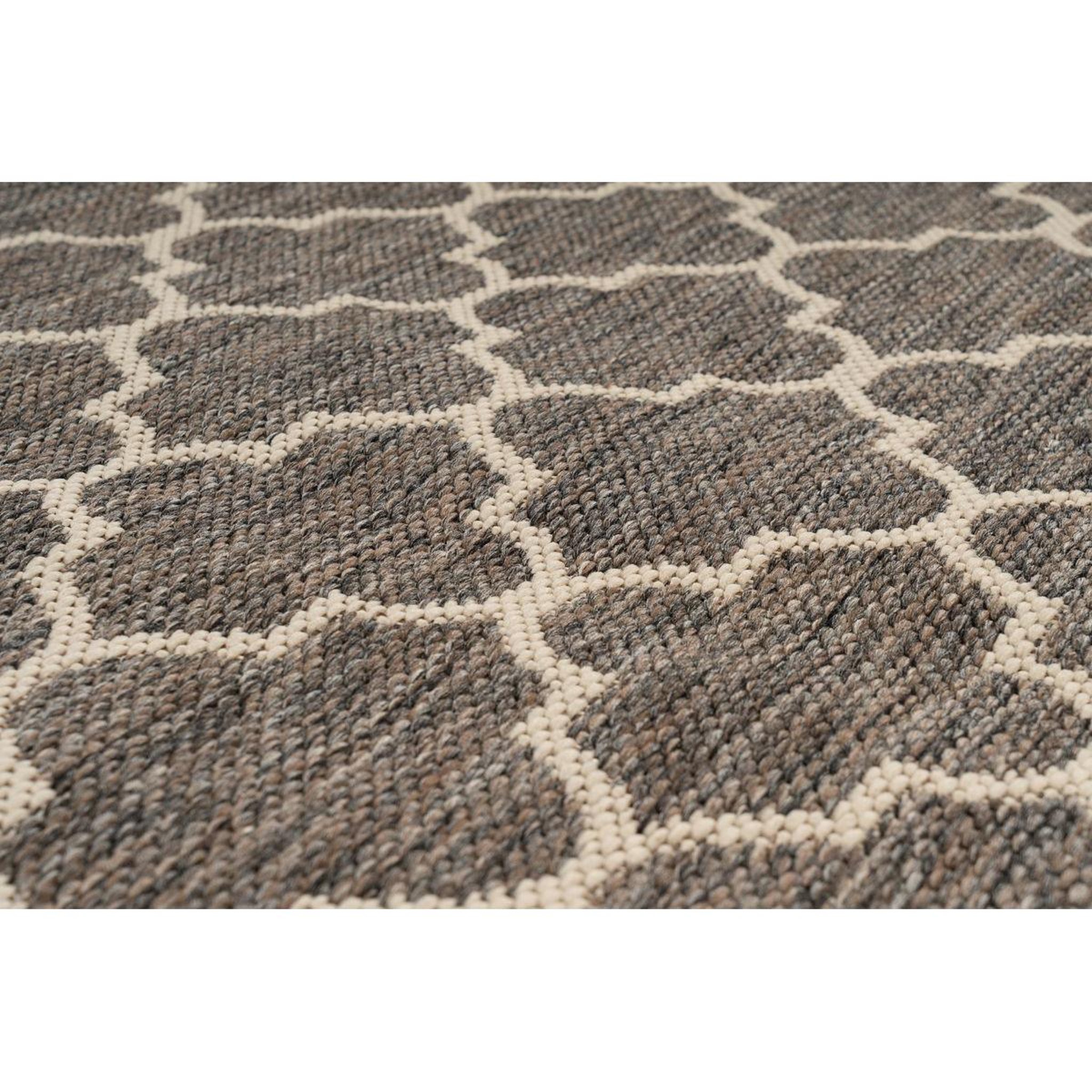 Voir la diapositive 2 : Paris Prix Tapis à Motifs à Poils Plats  Splash  Marron