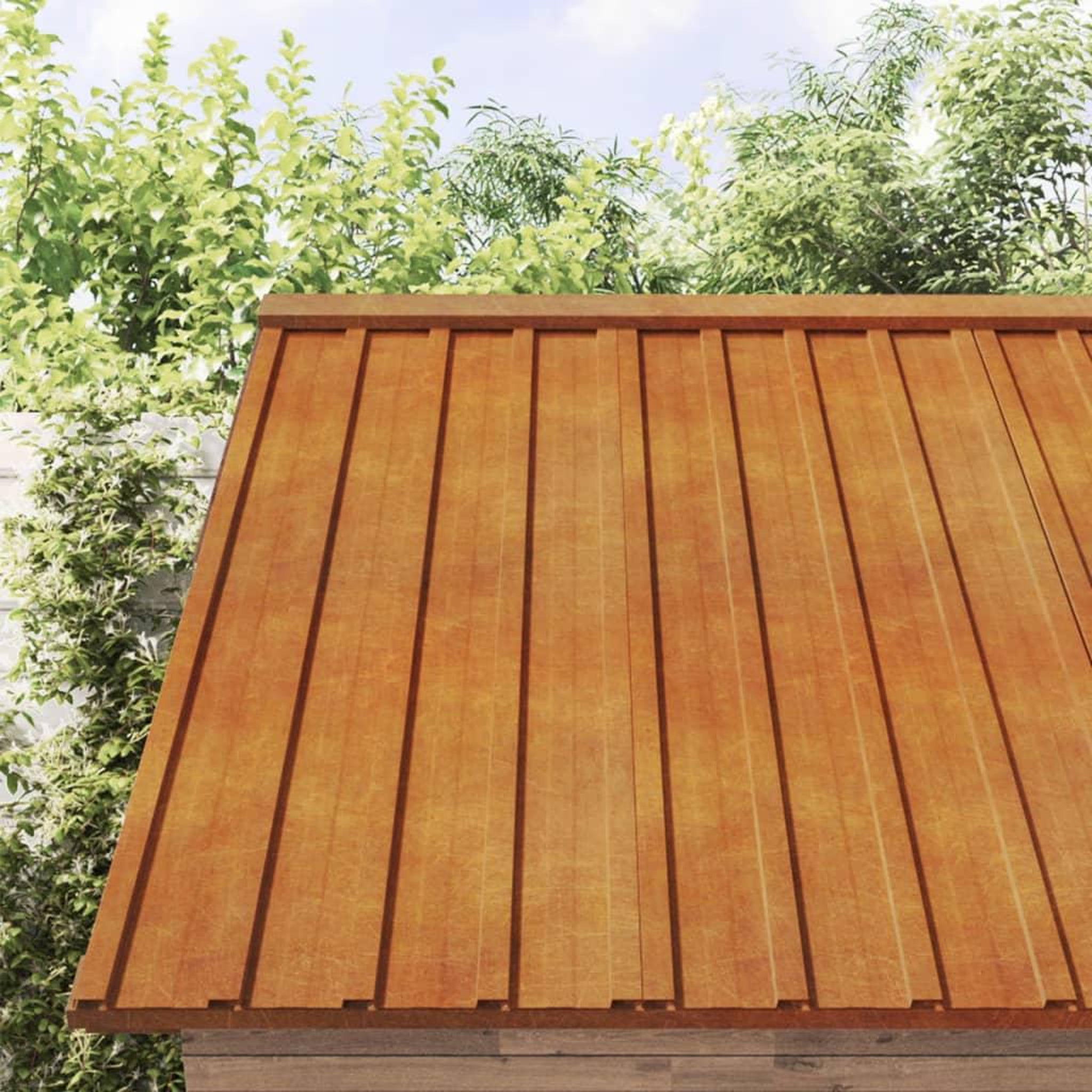 VIDAXL Panneaux de toiture 12 pcs rouille 100x44 cm Acier corten