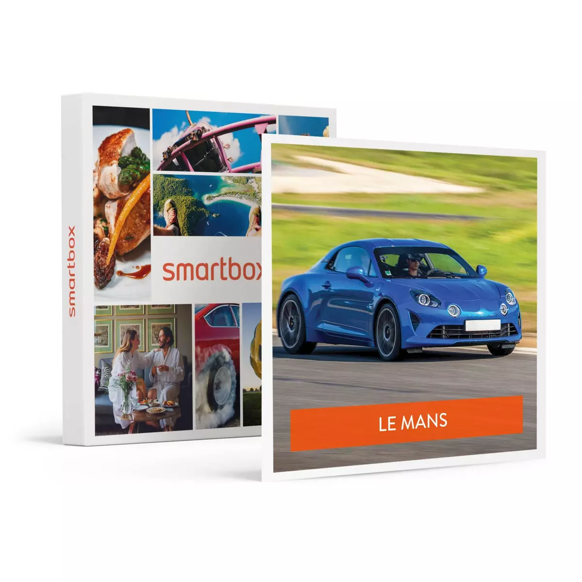 Smartbox Sensations fortes sur le circuit du Mans : 2 tours au volant ou en passager d'une Alpine A110 R - Coffret Cadeau Sport & Aventure