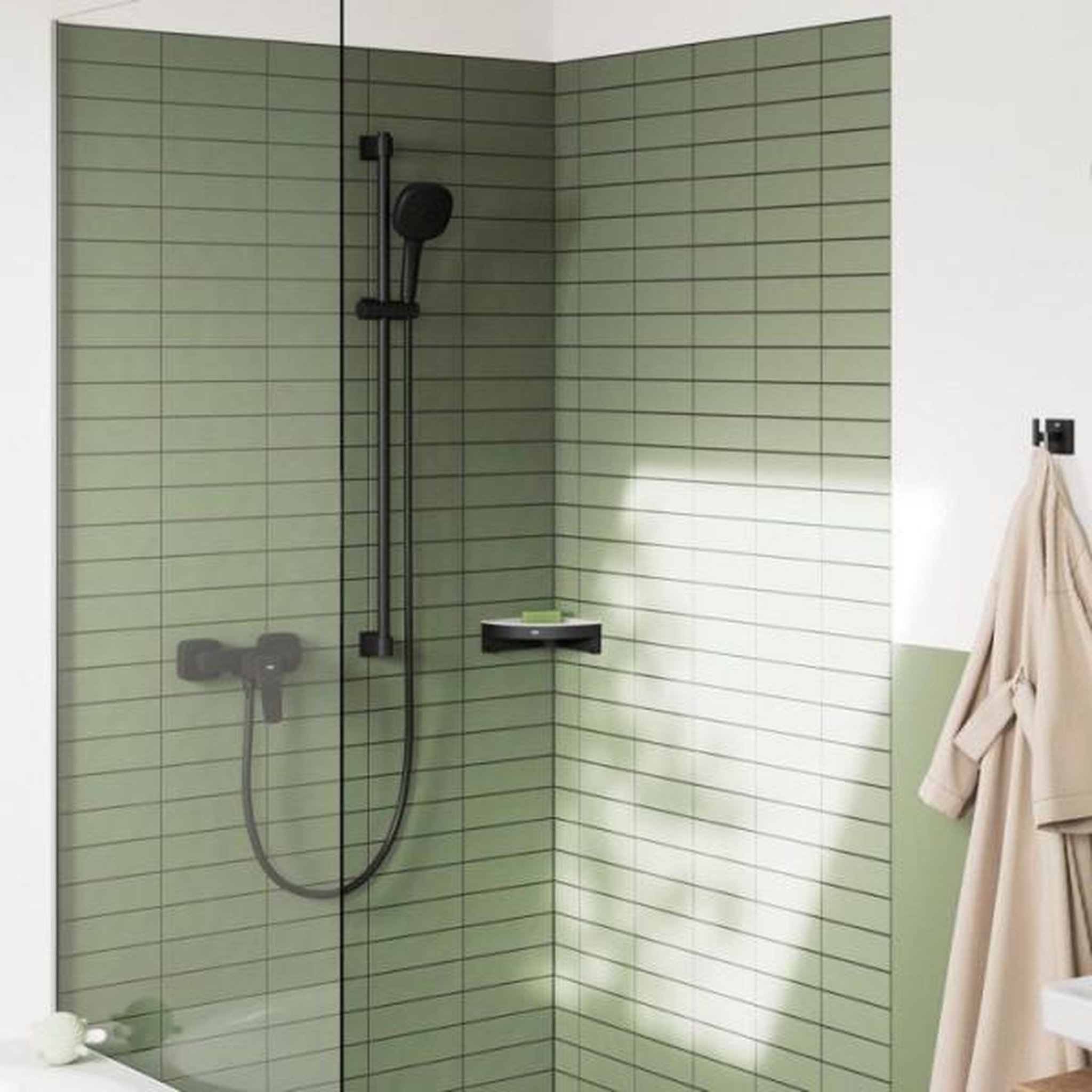 Voir la diapositive 2 : Grohe Mitigeur de douche - grohe dice - noir mat