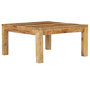 Voir la diapositive 1 : VIDAXL Table basse 80x80x40 cm Bois de manguier massif