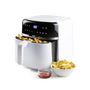 Voir la diapositive 2 : Domo Friteuse sans huile 8l 1800w blanc - DO1148FR
