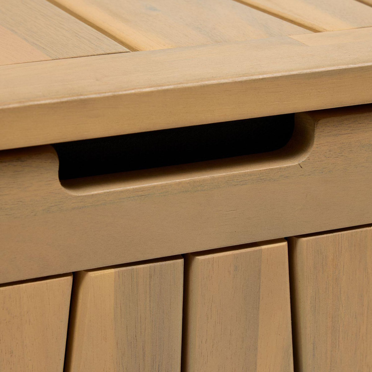 HESPERIDE Coffre rangement de jardin en acacia LODGIA - 165 L - Marron