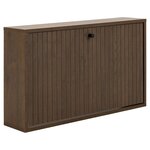 TOILINUX Meuble à chaussures effet tasseaux BAÏKAL. Coloris disponibles : Beige