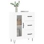 Voir la diapositive 3 : VIDAXL Buffet blanc 69,5x34x90 cm bois d'ingenierie