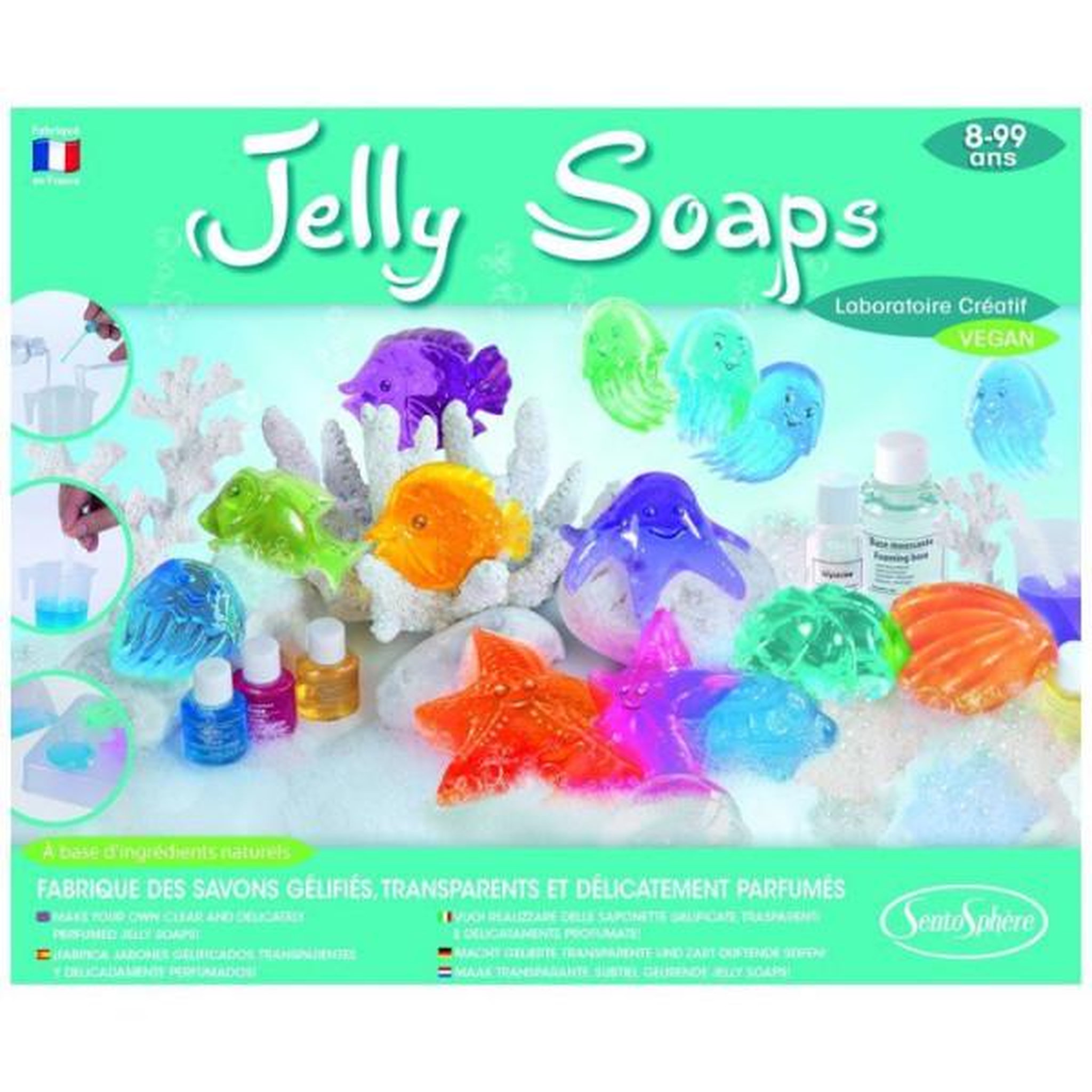 Voir la diapositive 2 : Sentosphere Jelly soaps - sentosphere - crée tes propres savons - tous les éléments sont inclus pour la création - des 8 ans