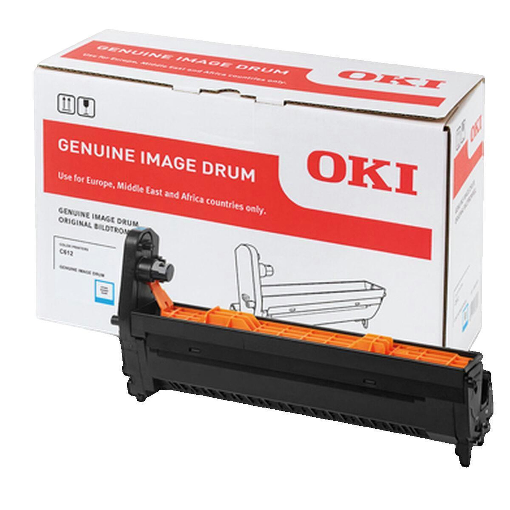 Voir la diapositive 2 : Oki Tambour d'imprimante OKI 46507307 cyan