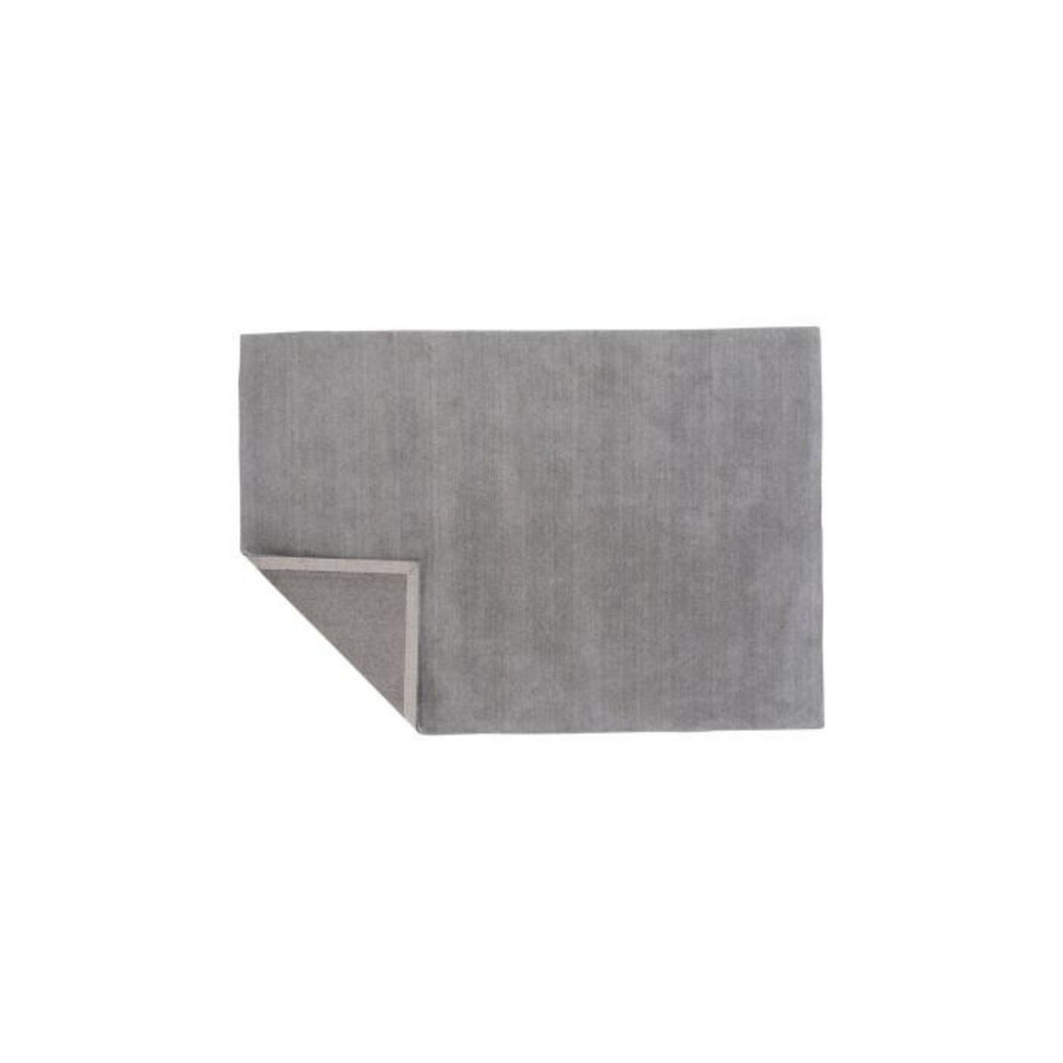 Paris Prix Tapis Déco en Laine  Ulla  252x350cm Gris Clair