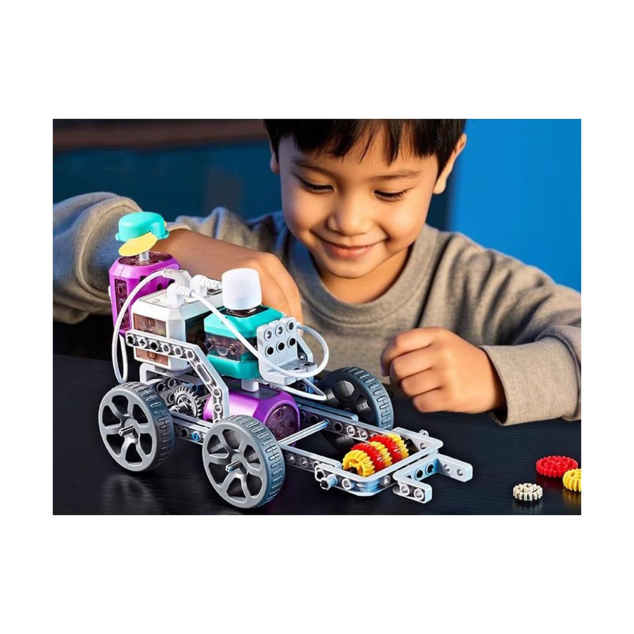Voir la diapositive 3 : ELINELI Kit de construction robotique - 402 modèles