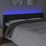 Voir la diapositive 4 : VIDAXL Tete de lit a LED Noir 163x16x78/88 cm Similicuir