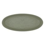 SECRET DE GOURMET Plat Ovale en Faïence  Sienna  41cm Vert Olive