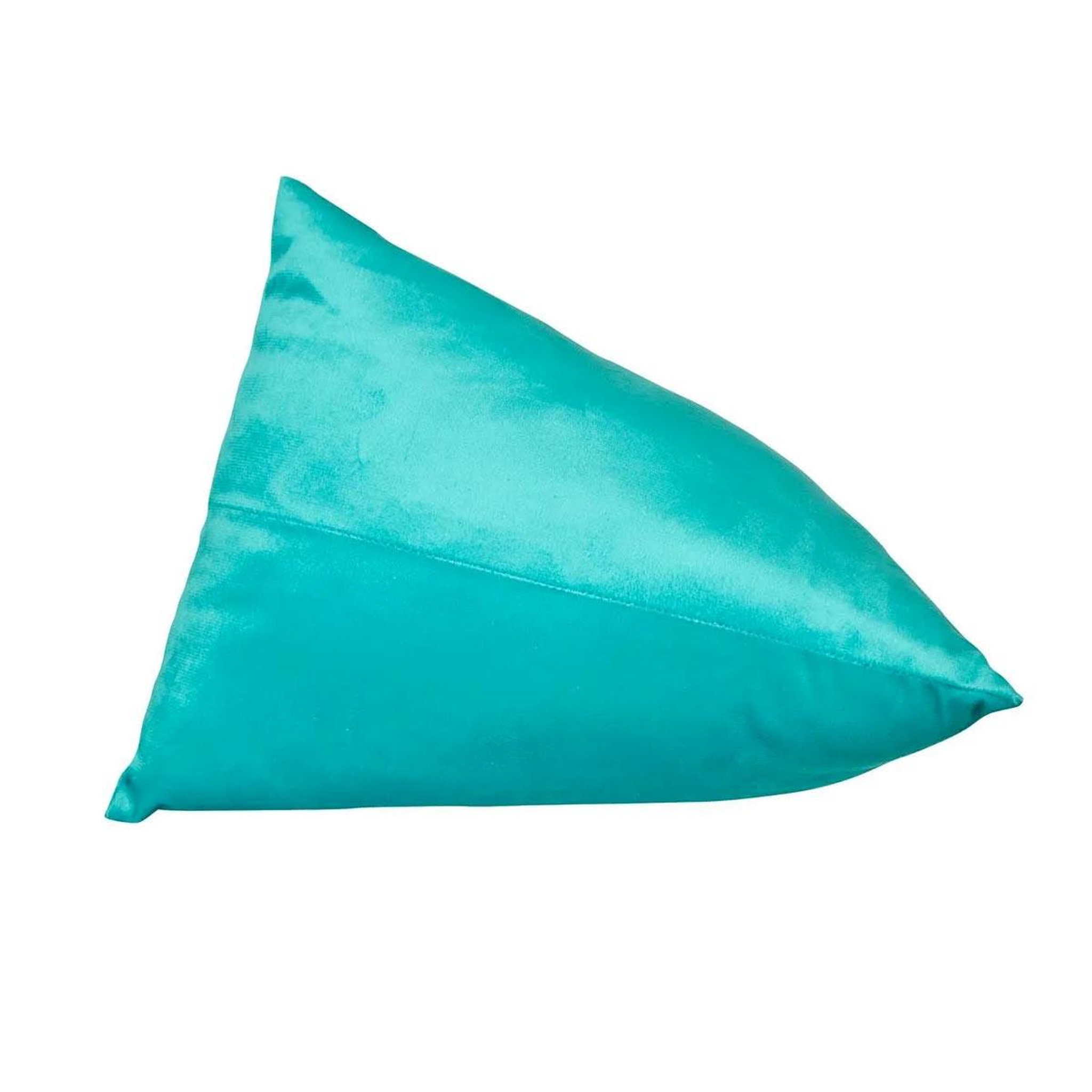 ATMOSPHERA Coussin déco berlingot  flow  30x30cm turquoise