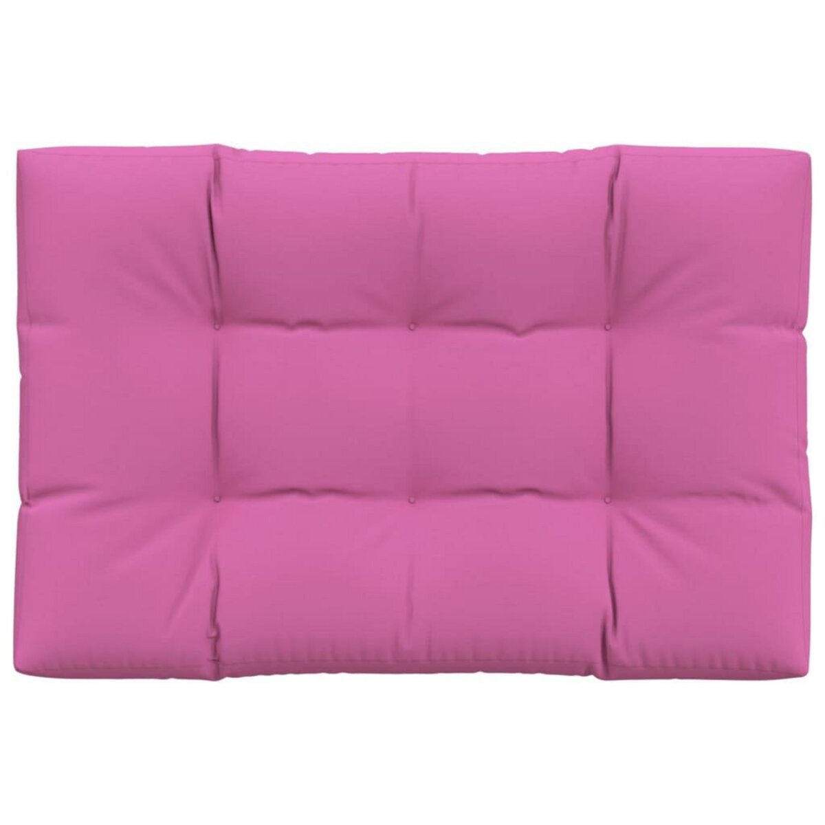 VIDAXL Coussin de palette Rose 120x80x12 cm tissu