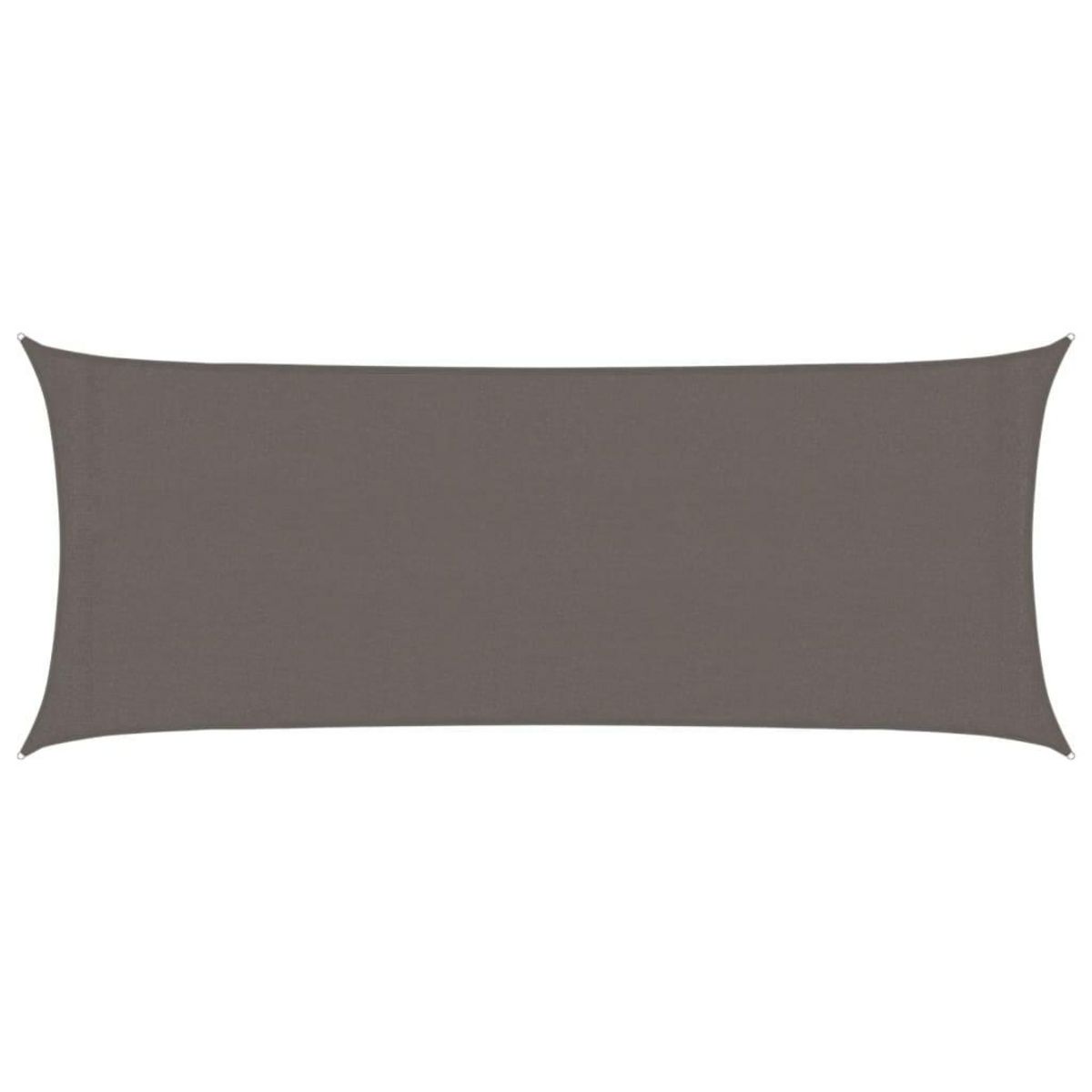 VIDAXL Voile d'ombrage 160 g/m^2 Anthracite 2x4,5 m PEHD