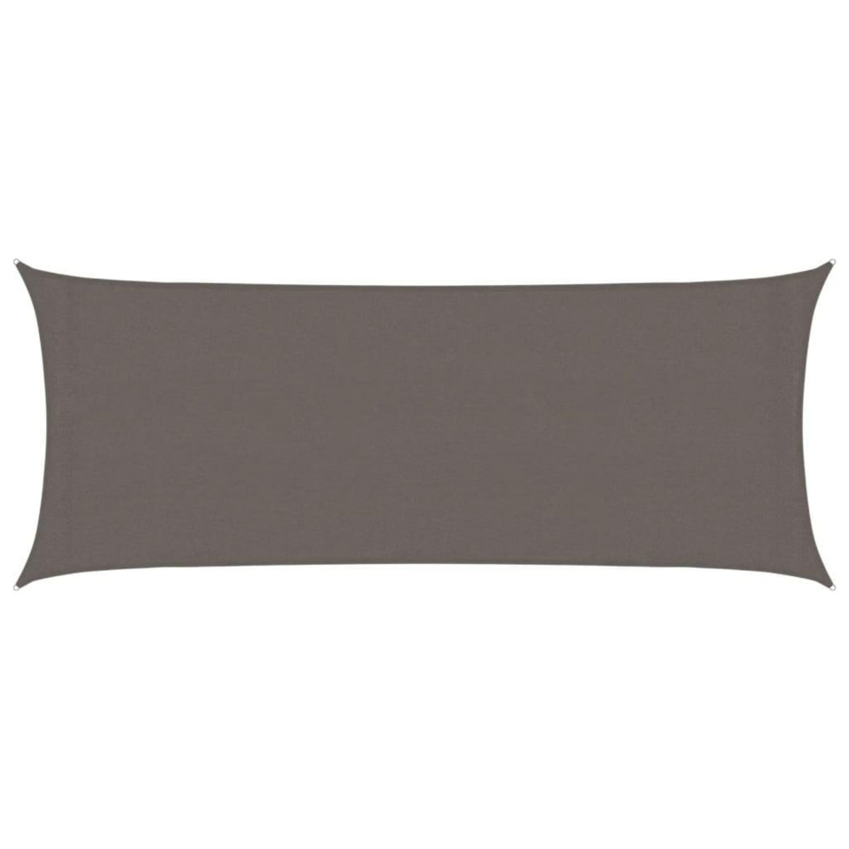 VIDAXL Voile d'ombrage 160 g/m^2 Anthracite 2x4,5 m PEHD