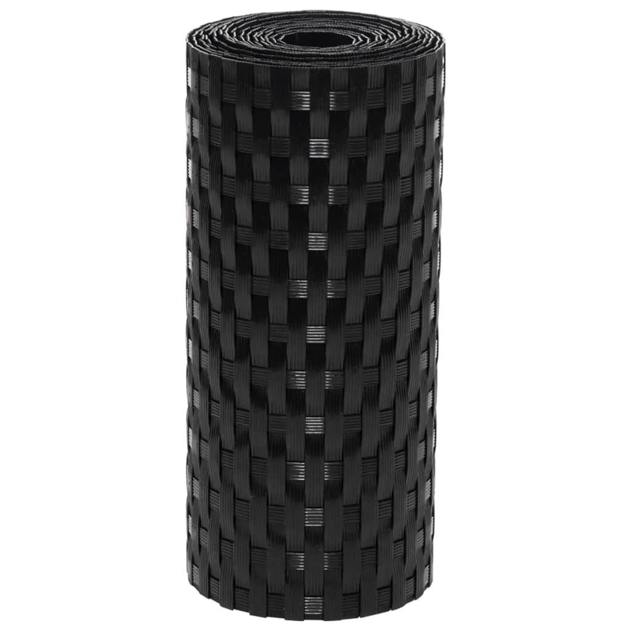 Voir la diapositive 4 : VIDAXL Paravents de balcon 10 pcs noir 255x19 cm resine tressee