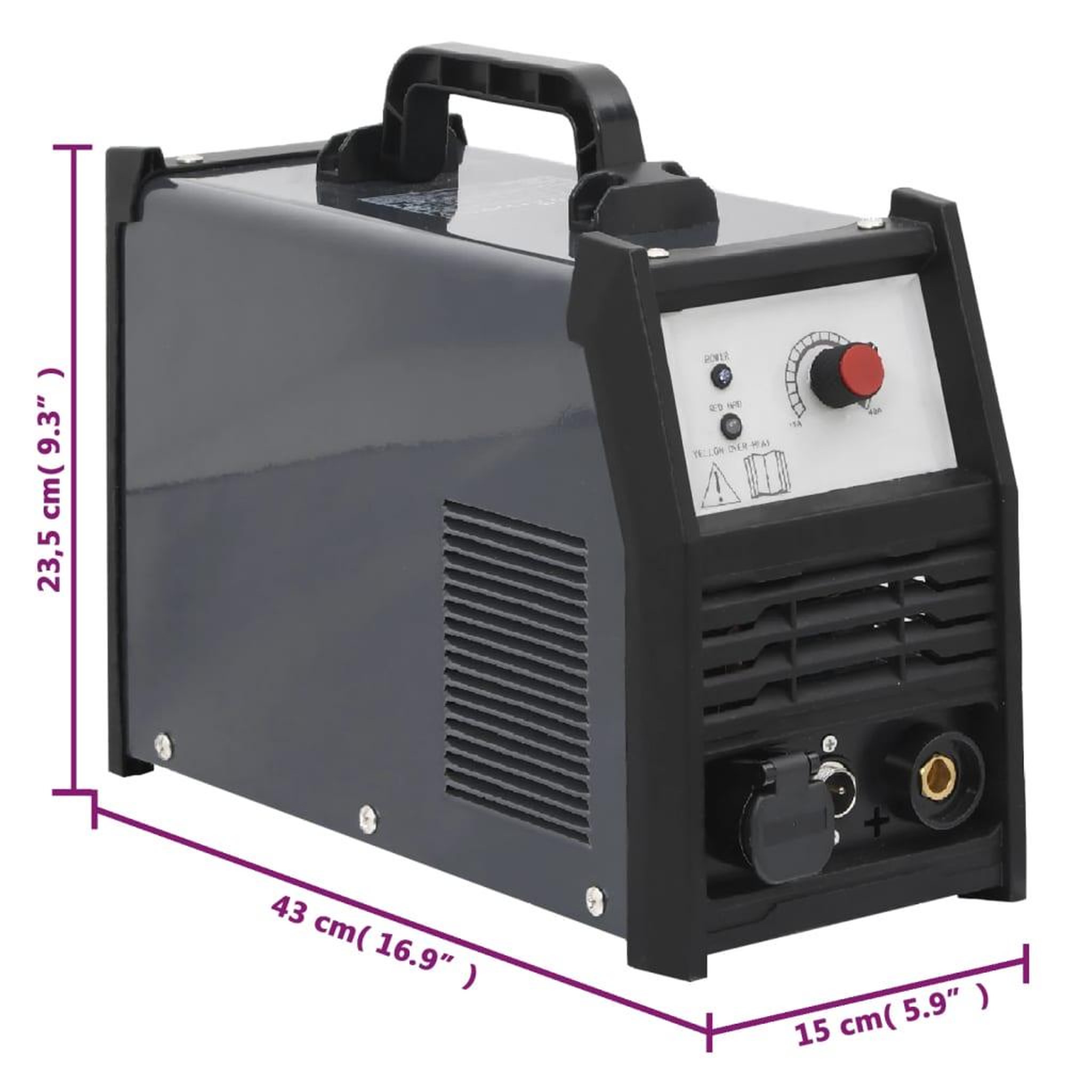 Voir la diapositive 6 : VIDAXL Cutter a plasma 40 a