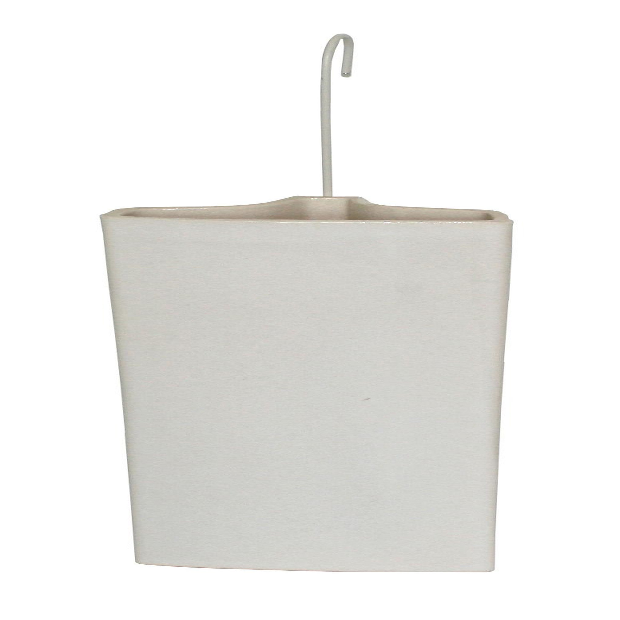 CENTRALE BRICO Saturateur plat céramique blanc, 250 ml