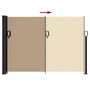 Voir la diapositive 5 : VIDAXL Auvent lateral retractable beige 140x600 cm