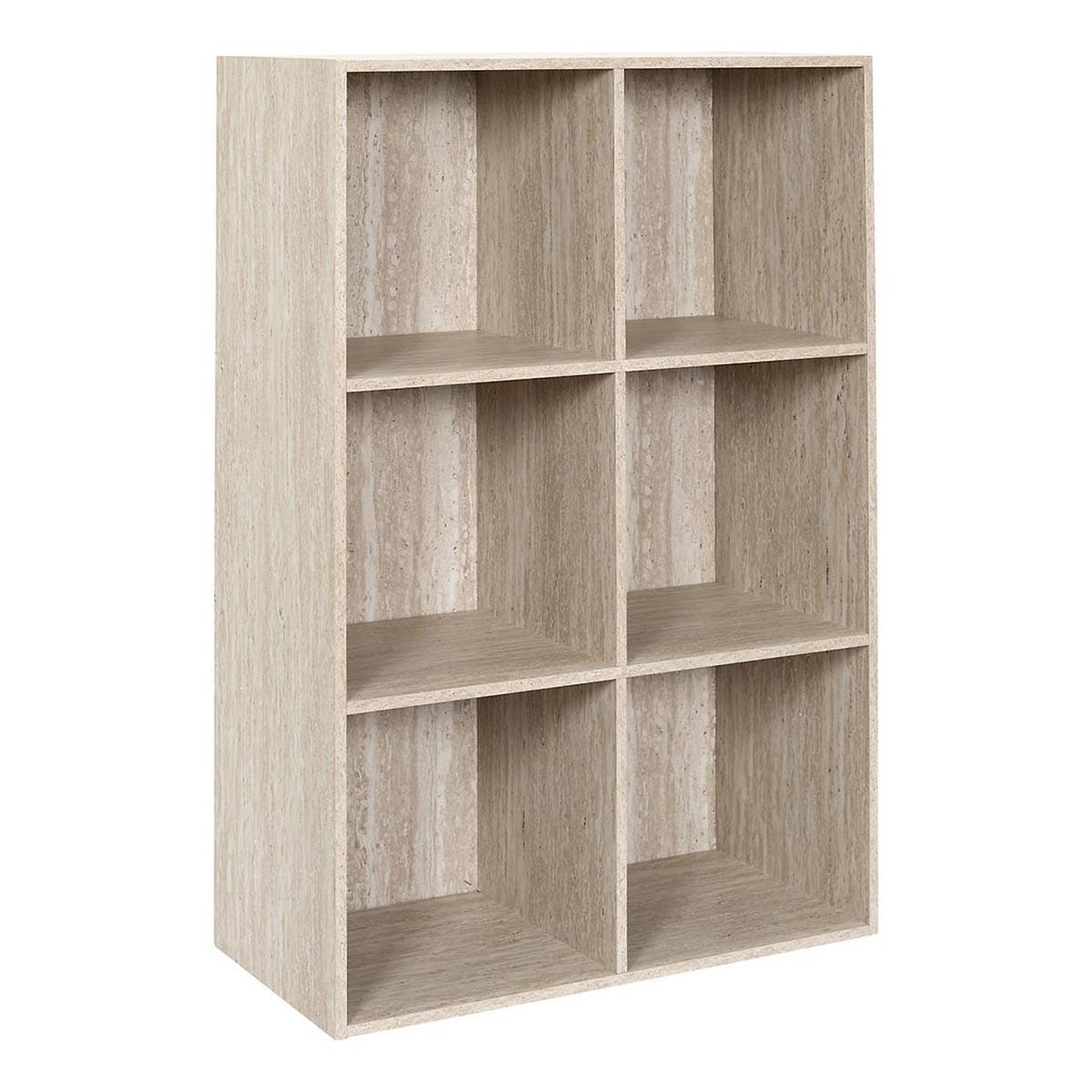 The Home Deco Factory Étagère modulable 6 cases  pietra  66cm beige
