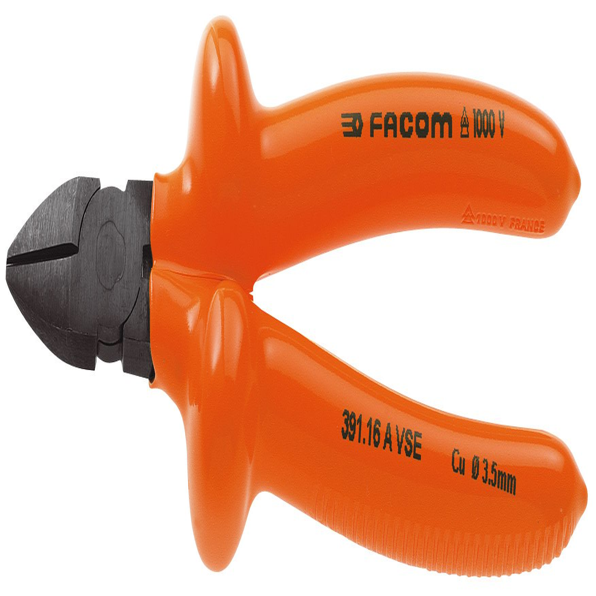 FACOM Pince coupante diagonale isolée 1000v série vse pour cuivre